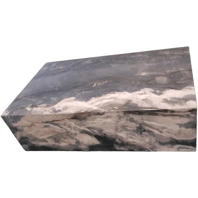 Genuine Marble Block Coffee Table - Phantom Black Marble