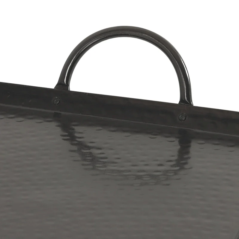 Kate and Laurel Sanzo Hammered Rectangle Metal Tray