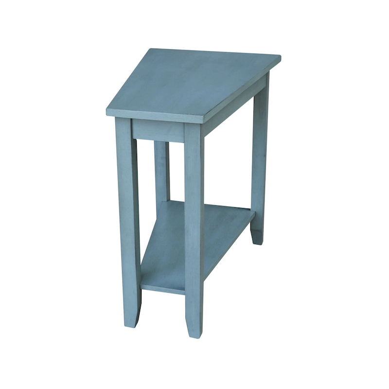 Keystone Solid Parawood Accent Table