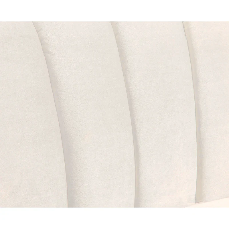 142 Velvet Fabric Curve Sectional Sofa - 142