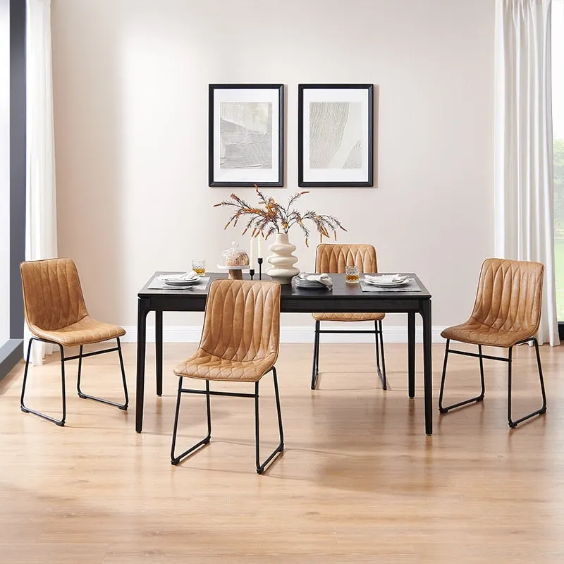 Faux Leather Dining Chair (Set of 2)