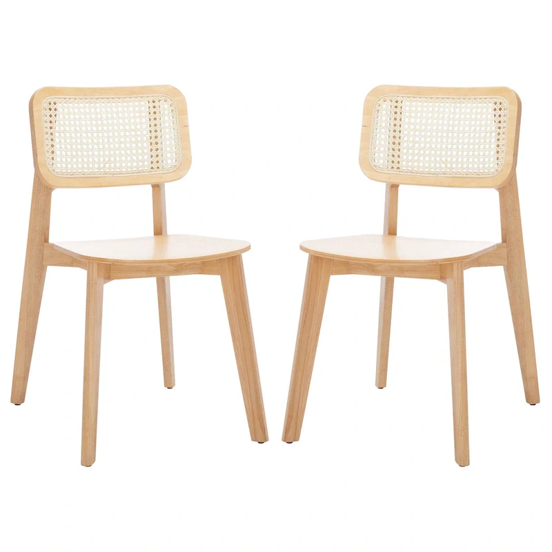 SAFAVIEH Luz Cane Dining Chair - 17 W x 20 D x 32 H - 17Wx20Dx32H