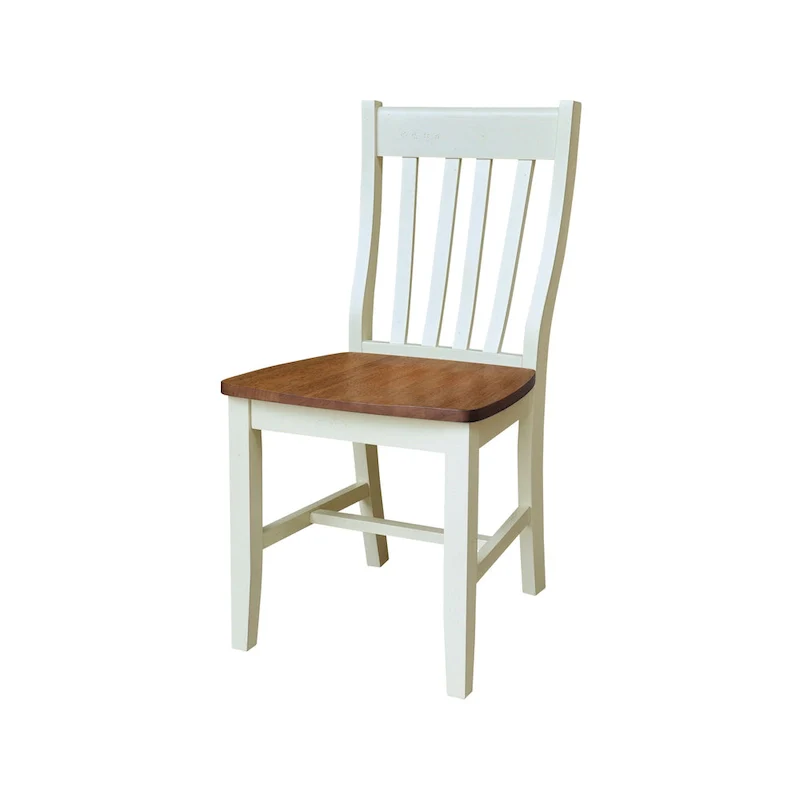 Copper Grove Quince Solid Wood Schoolhouse Chairs, Set of 2