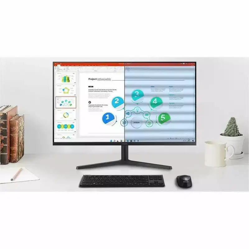 Samsung Essential S32B304NWN 32 Class Full HD LCD Monitor - 16:9 - 32 Viewable - Vertical Alignment (VA) - 1920 x 1080 - 16.7 Million Colors