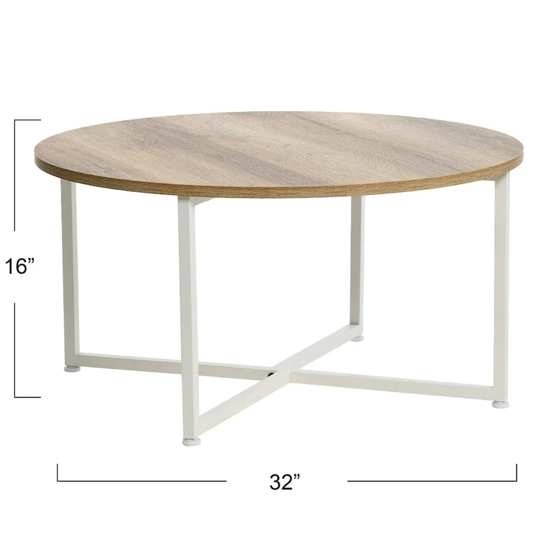 Household Essentials Round Coffee Table - 31.5