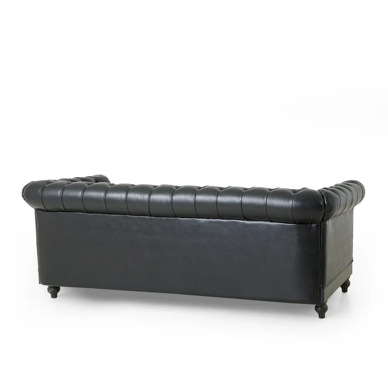 Castalia Nailhead Trim Chesterfield Sofa by Christopher Knight Home - 78.75 L x 33.50 W x 28.00 H