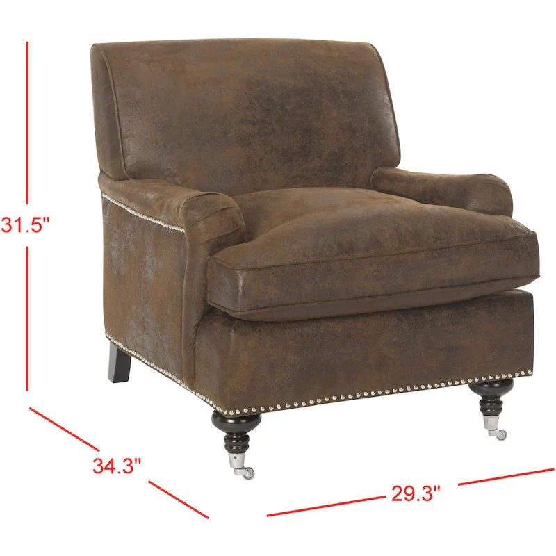 SAFAVIEH Nurhayat Club Chair - 29Wx34Dx32H