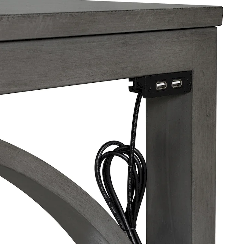 Farmhouse 3-Piece Counter Height Dining Table Set