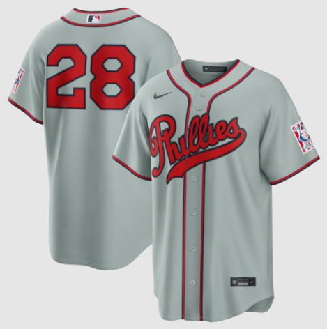 Philadelphia Phillies Alec Bohm Gray 2026 Field of Dreams Stadium Jersey
