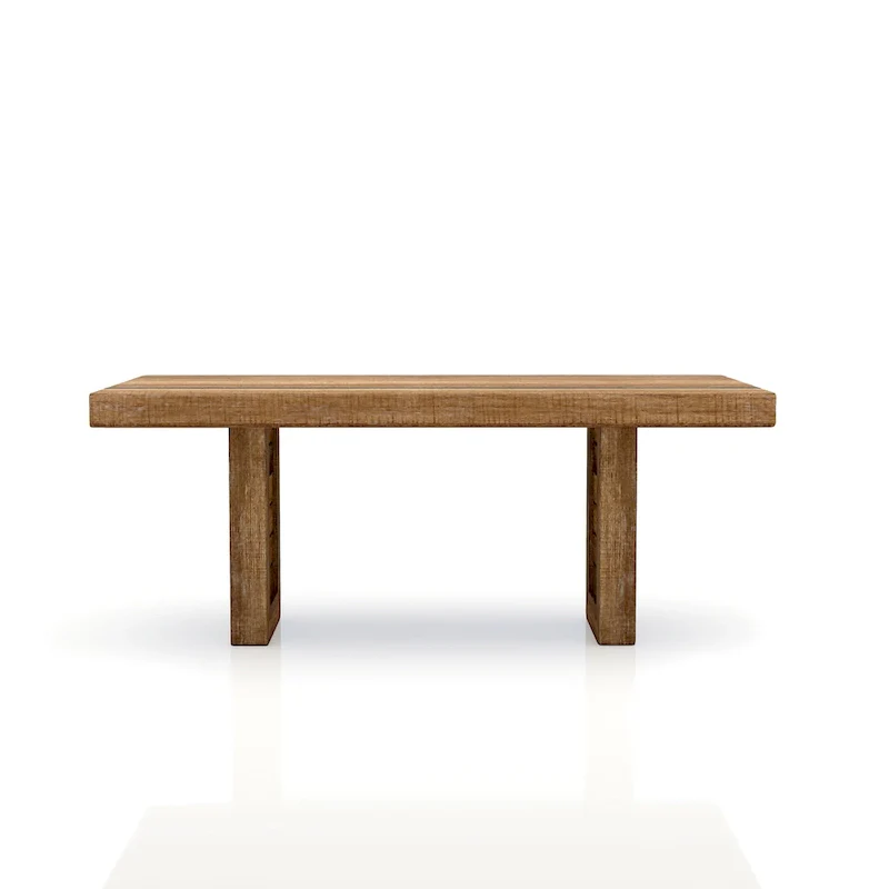 Furniture of America Anaisha Rustic Solid Wood 68-inch Dining Table