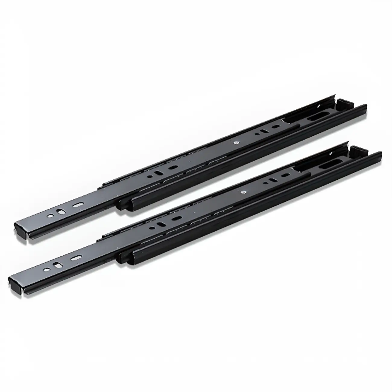 Natural Finish Narrow 6 Shelves Wooden Bookcase with Drawer