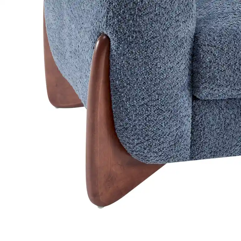 Alma Upholstered Boucle 3-Seat Sofa by Christopher Knight Home