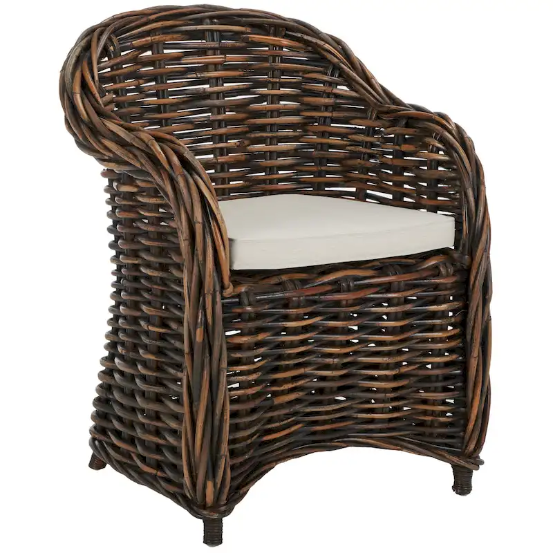 Styliani Natural Rattan Club Chair - 27.5  x 27.5  x 35.5  - 28Wx28Dx36H
