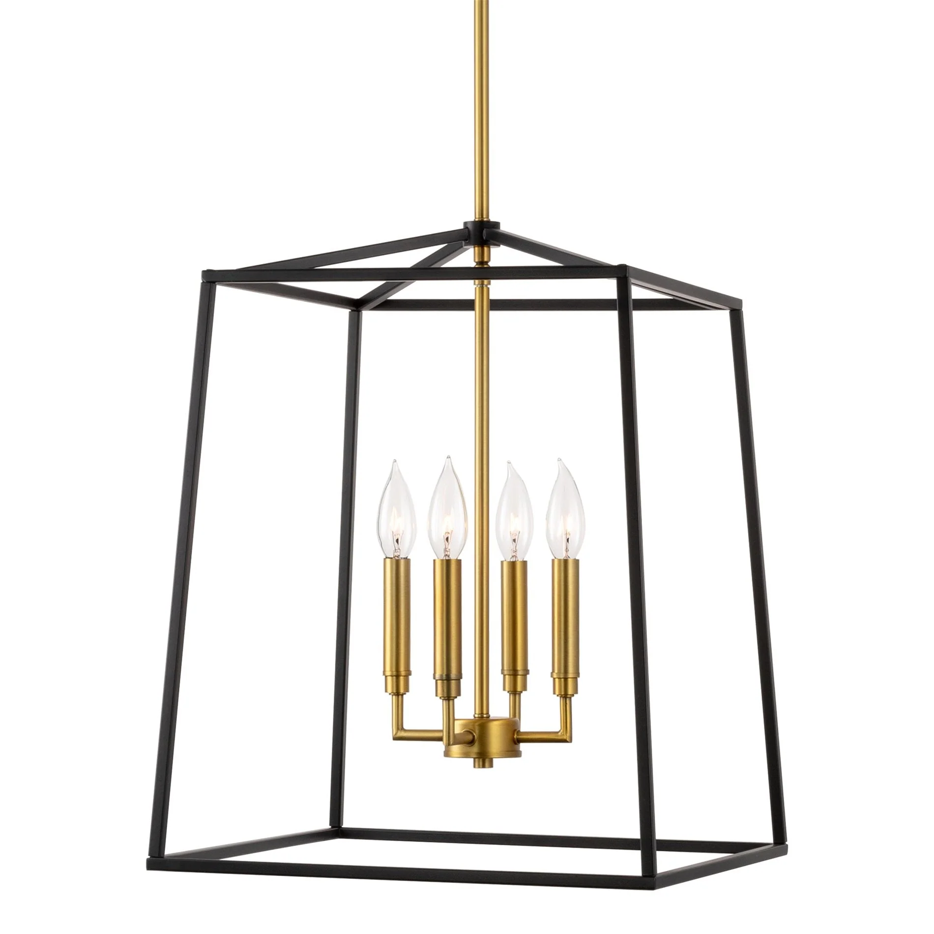 Bellevue 18 4-Light Modern Farmhouse Lantern Pendant Light