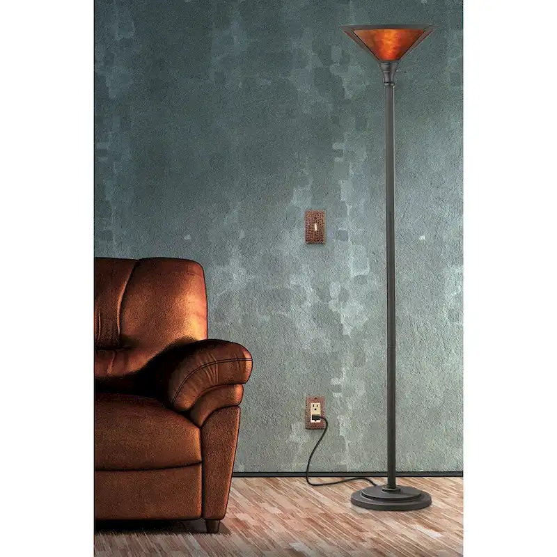 Premier Copper Products Copper Single Ground Fault/Rocker GFI Switchplate Cover - Quantity 2 (SR1_PKG2) - Brown