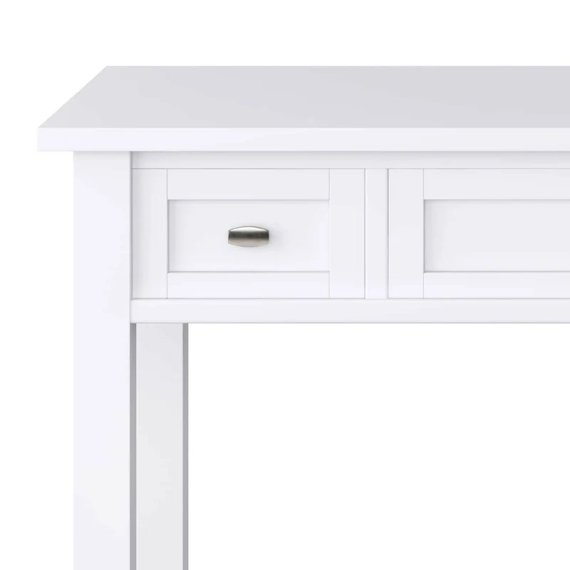 Solid wood transition style desk