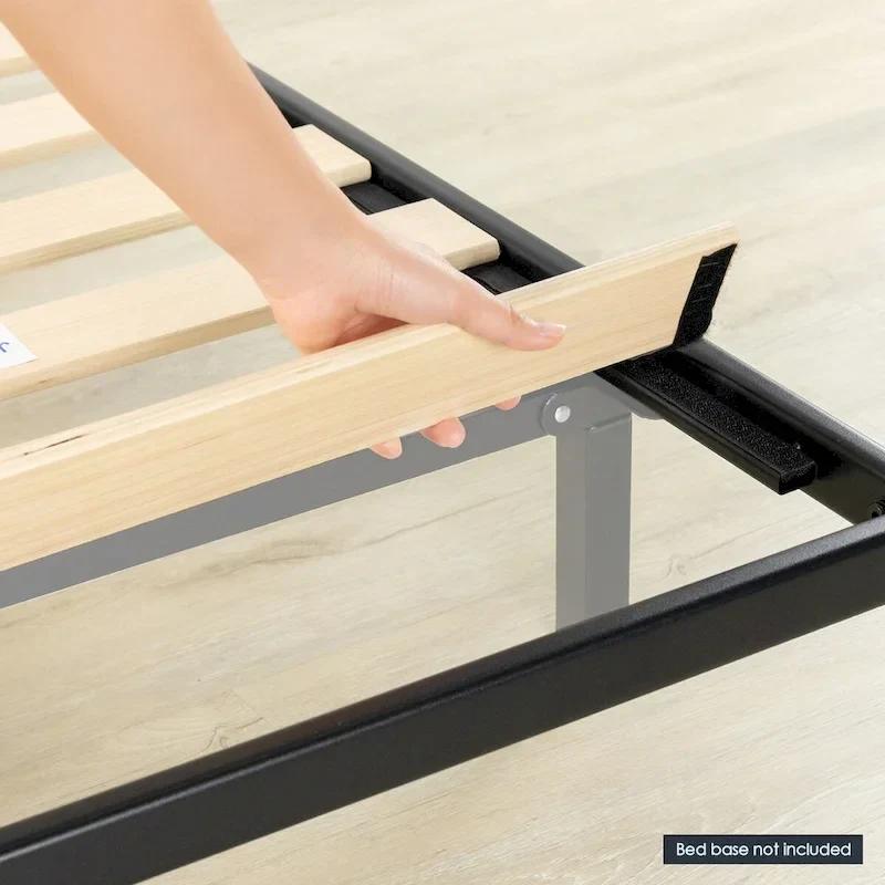 1.6 Inch Metal Bunkie Board with Wood Slats