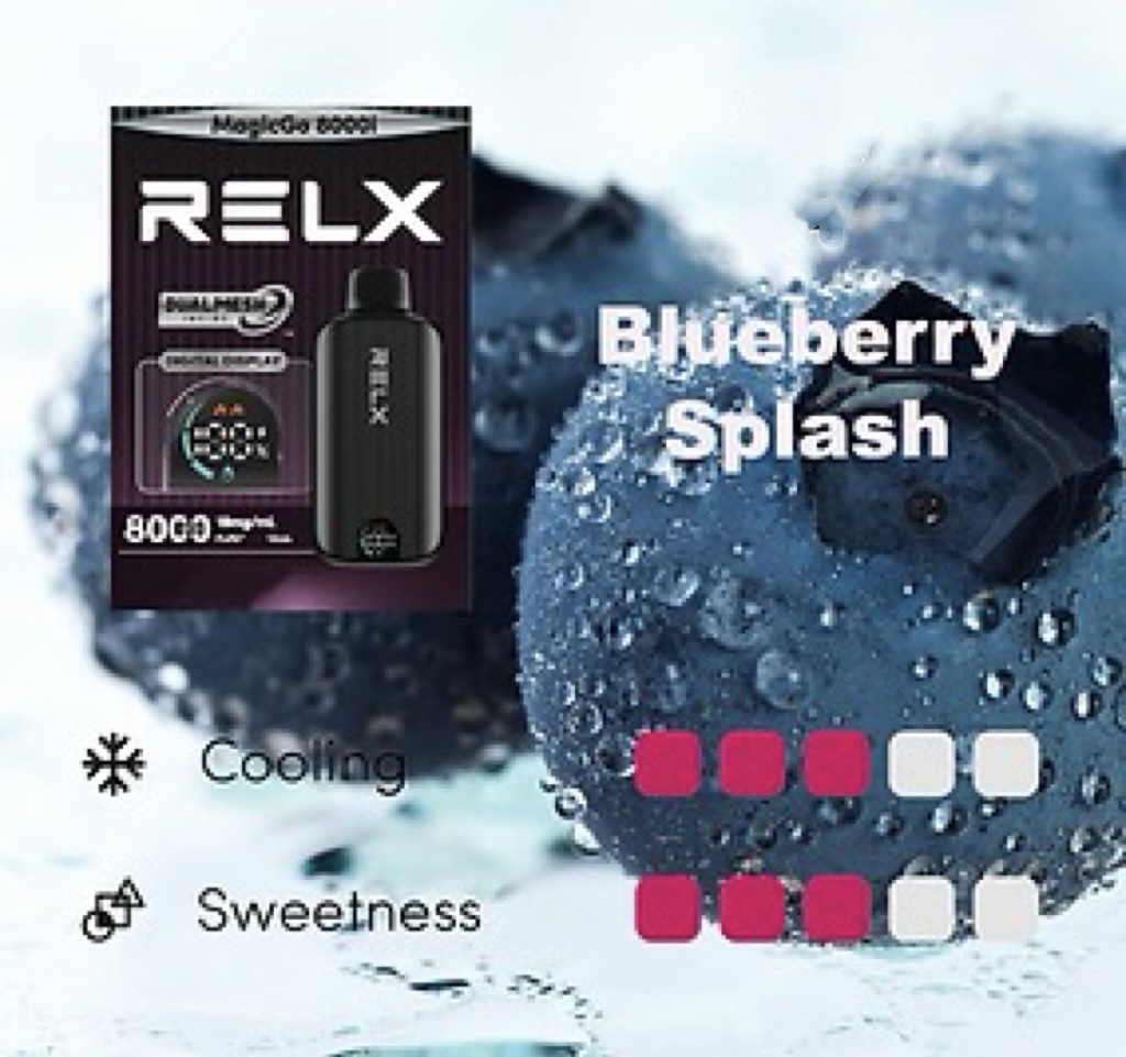newest RELX MagicGo 8000i Puffs 15 Flavors