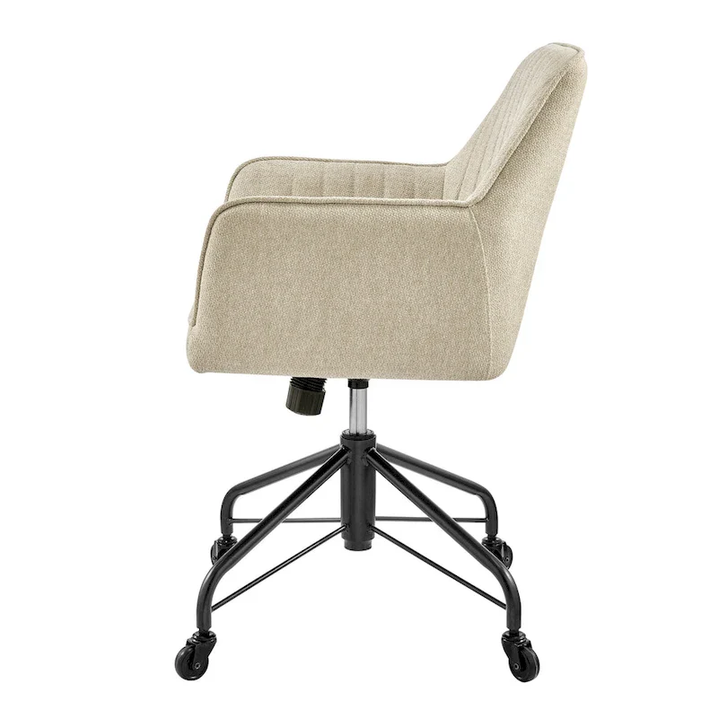 Swivel Office Chair with Adjustable Height and Caster Wheels