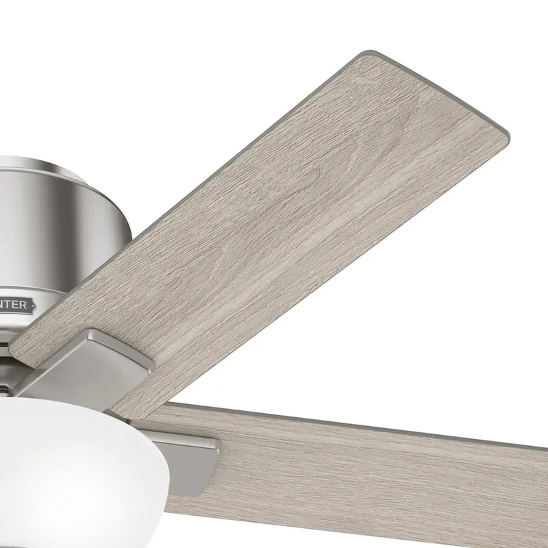 Hunter 44  Fitzgerald Low Profile Ceiling Fan with LED Light Kit and Pull Chain