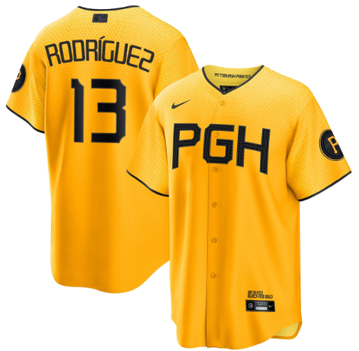 Endy Rodríguez Pittsburgh Pirates City Connect Jersey