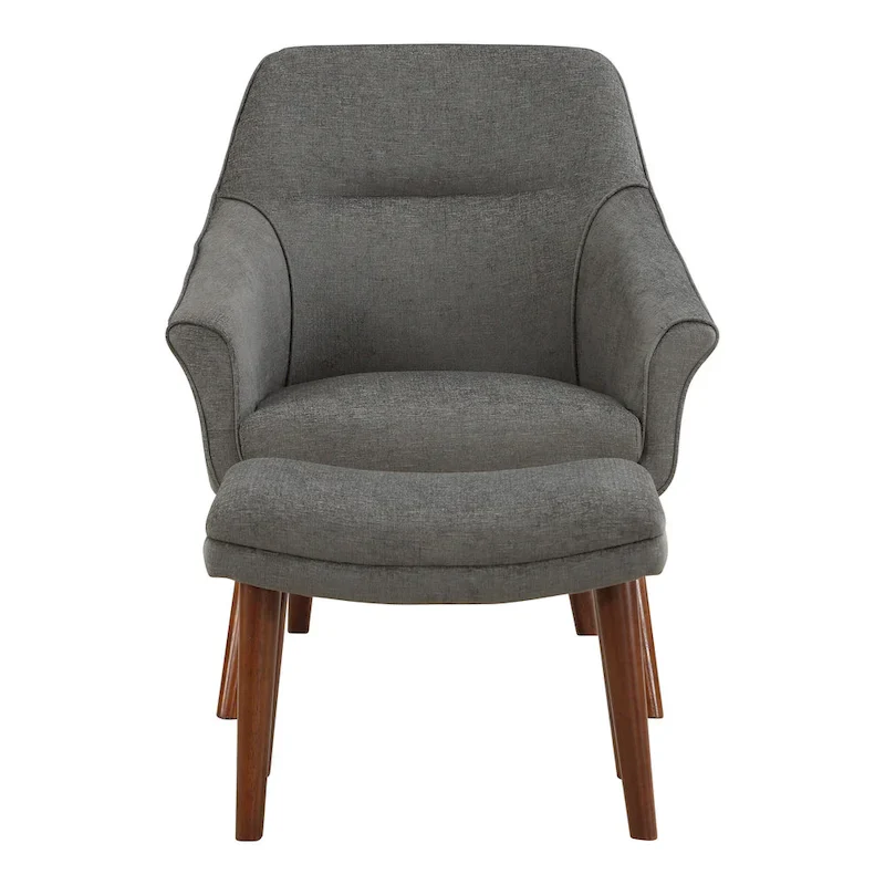 Waneta Chair and Ottoman