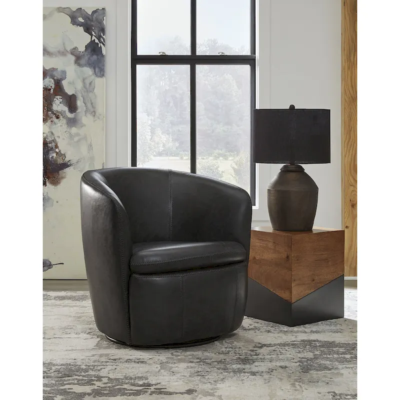 Signature Design by Ashley Kierreys Swivel Chair - 31.75W x 28D x 31.5H