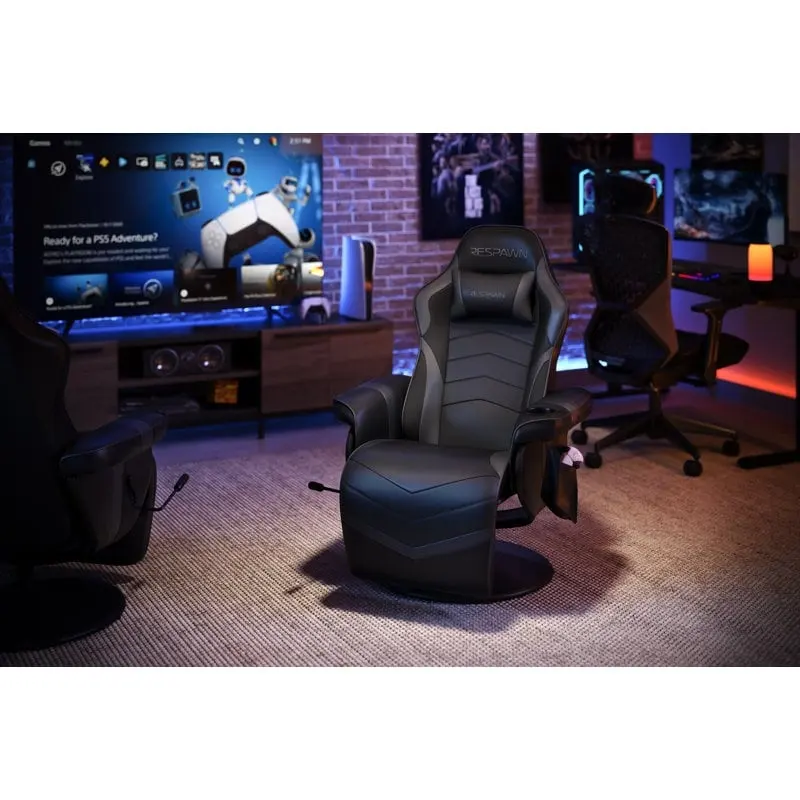 RESPAWN 900 Gaming Recliner - Reclining Gaming Chair with Footrest, Gaming Chair Recliner