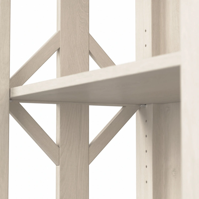 Homestead 4 Shelf Farmhouse Bookcase by Bush Furniture