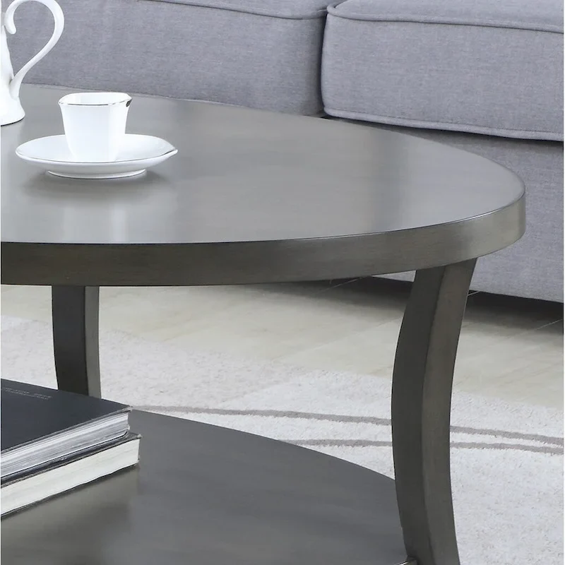 3-Piece Coffee Table Set with Shelf