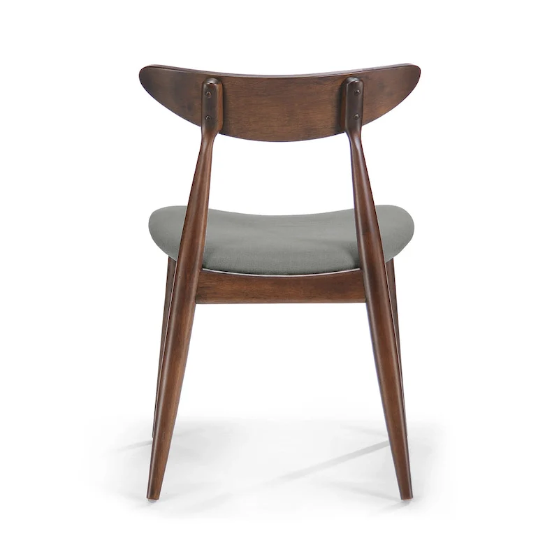 Barron Mid-Century Modern Dining Chairs (Set of 2) by Christopher Knight Home - 22.50   W x 19.75   L x 28.75   H