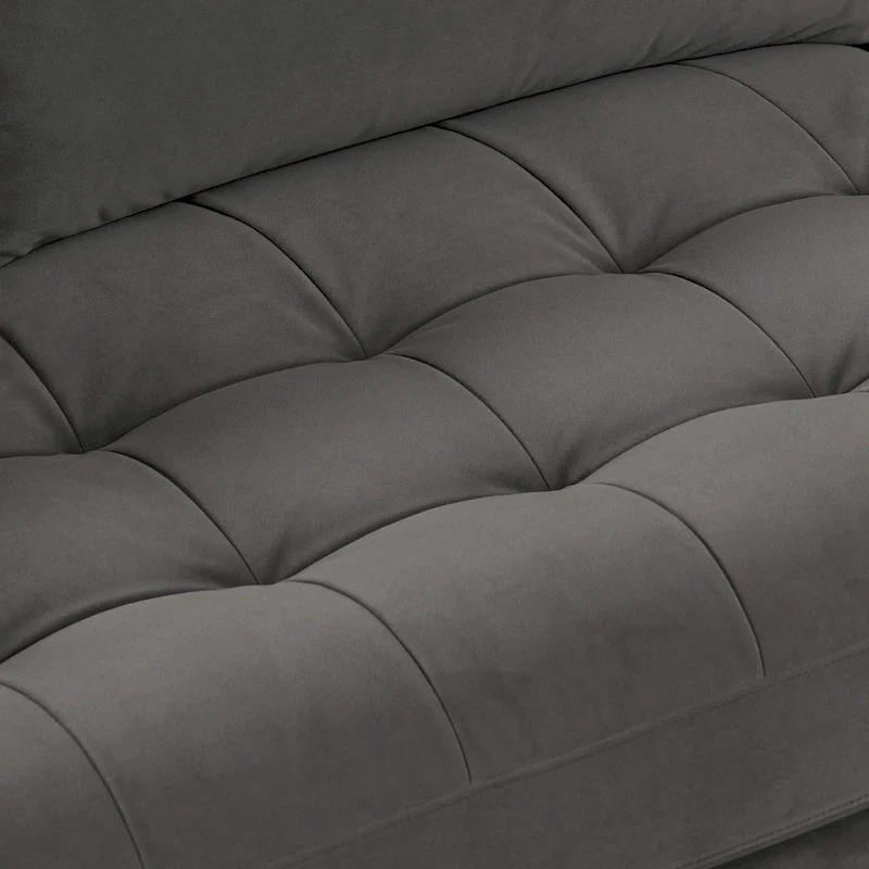 104.5 Fabric right-side sectional sofa