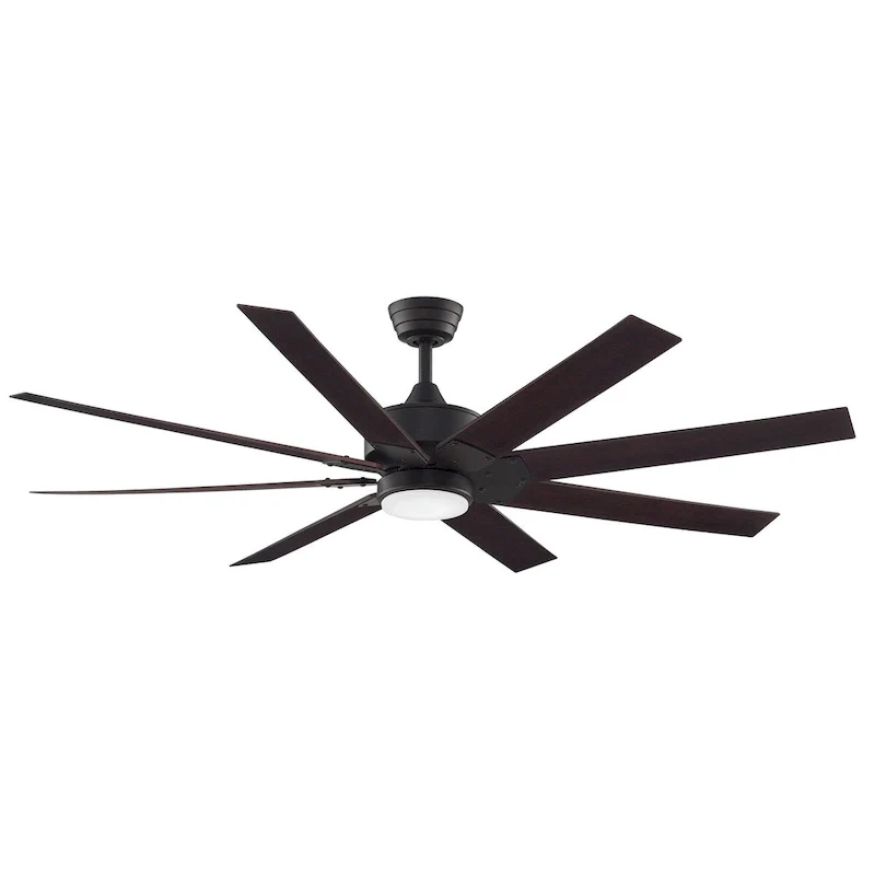 Levon Custom Indoor Ceiling Fan DC Motor - Dark Bronze