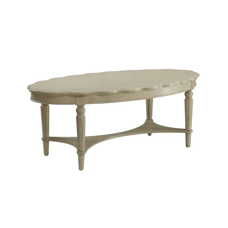 50 X 28 X 19 Antique White Coffee Table