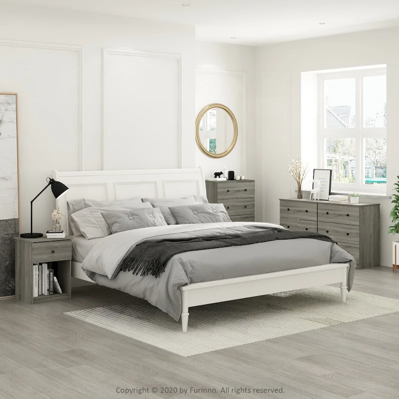 Furinno Tidur Simple Design 4-Drawer Dresser