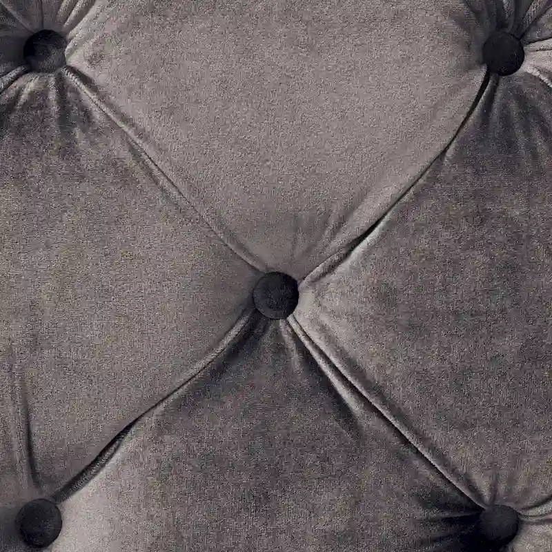 Piper Glam Tufted Velvet Ottoman Bench by Christopher Knight Home