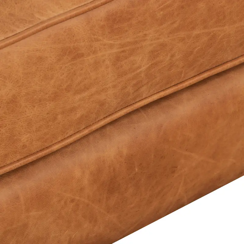 Poly & Bark Essex Ottoman - Full Grain Genuine Italian Leather