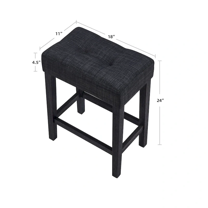 8 PCS Bar Table Dining Sets with Counter Stools and Built-in Power Outlets