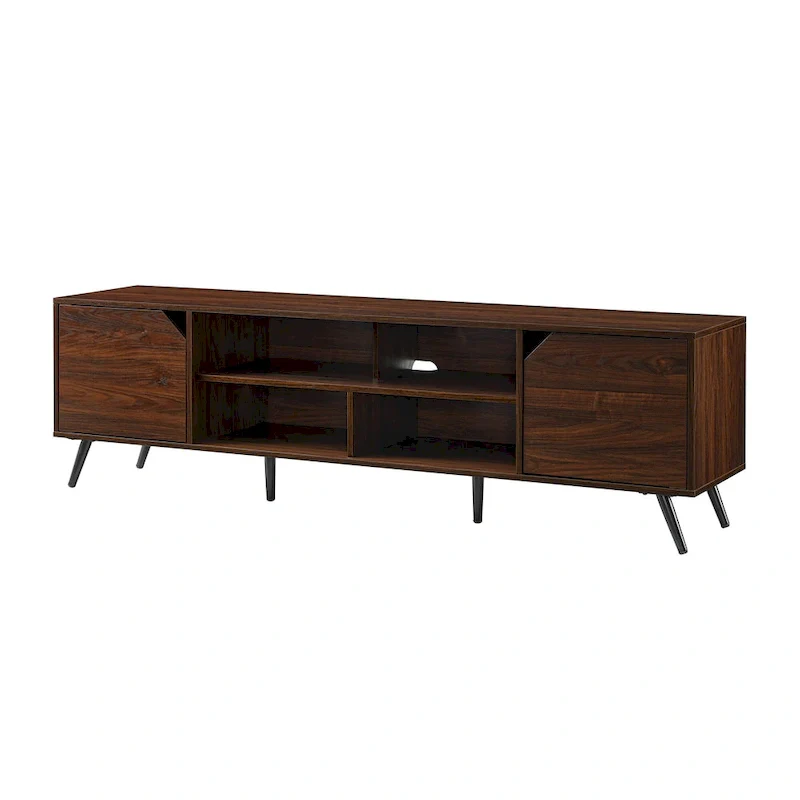 70-inch TV Stand with Storage Cabinets for Living Room