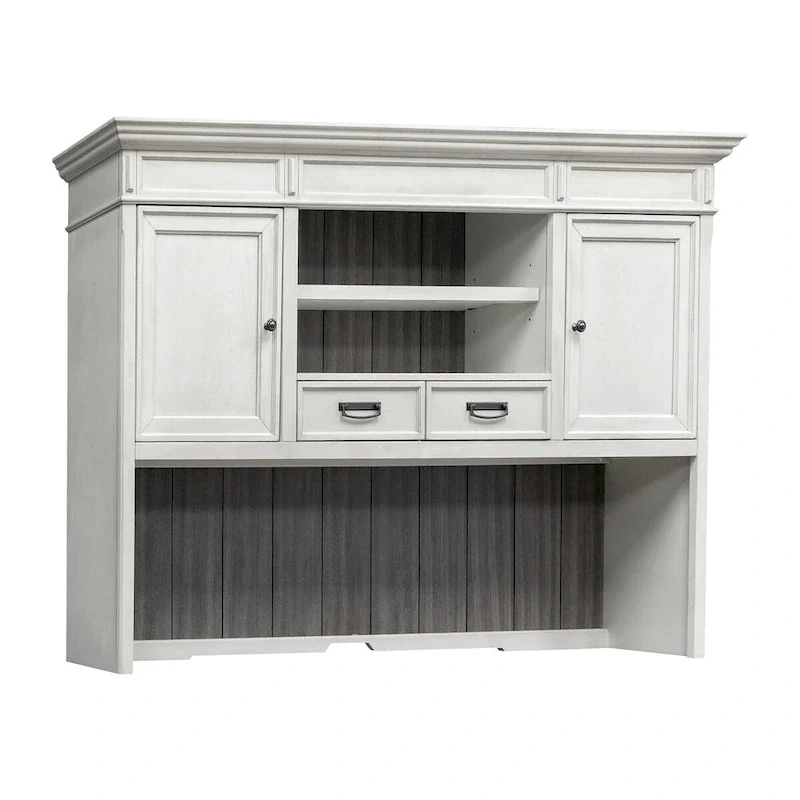 Wood Hutch With Wire Mesh Doors, Storage Hutch, Office Cabinet, Black