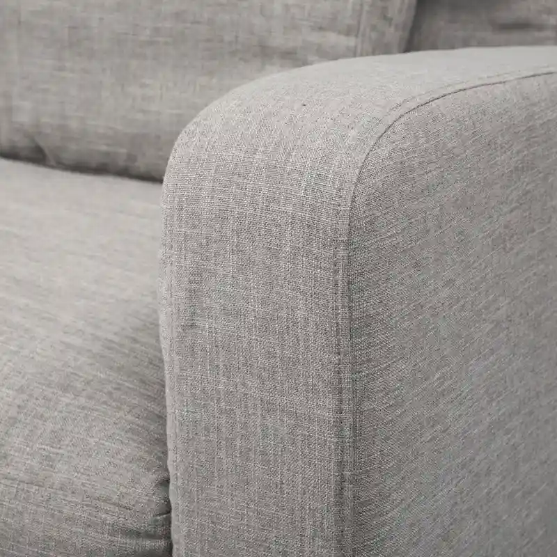 Denly I Beige Slipcover Two Seater Sofa