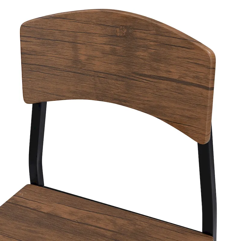 5-Piece Counter Height Dining Set with Drop Leaf Table 39.4