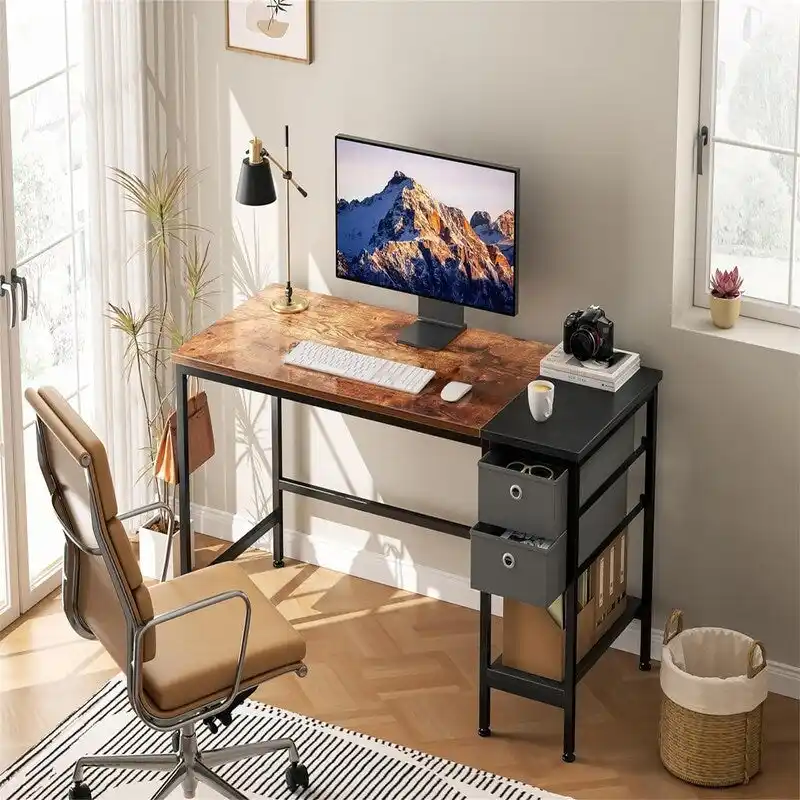 Computer Desk with Drawers 47