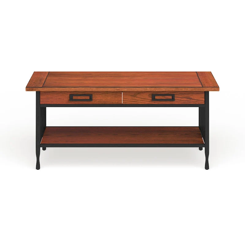 Peter Matte Black Slatted Coffee Table