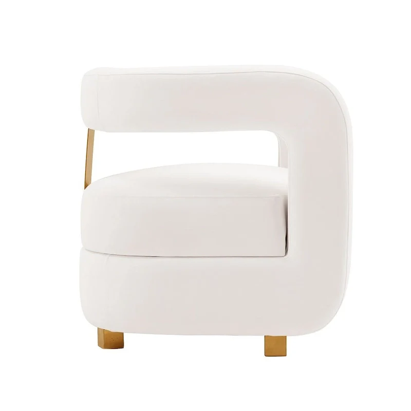 Modern Amirah Velvet Accent Chair