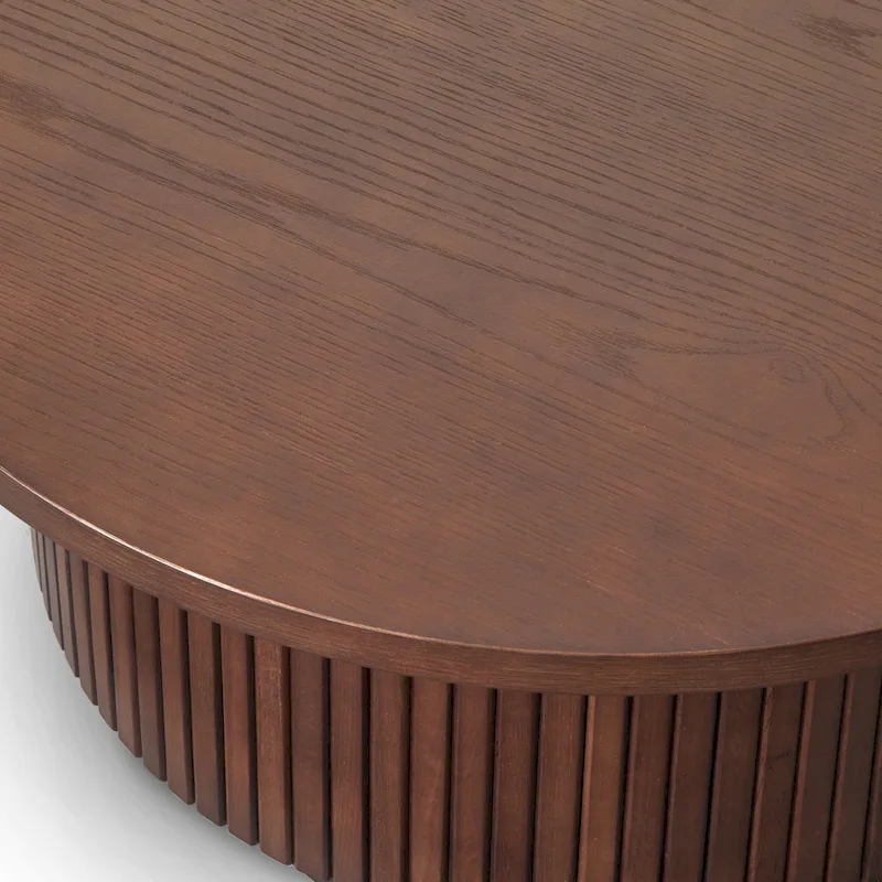 Kendrick Fluted Low Profile Coffee Table