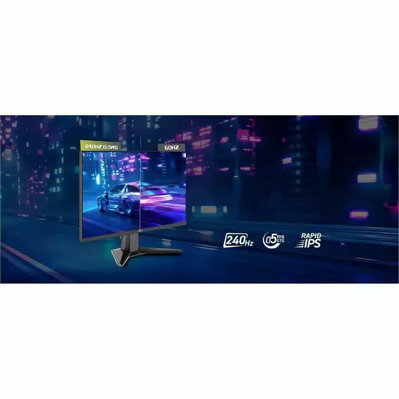 MSI MAG 245F X24 24 Class Full HD Gaming LCD Monitor - 16:9 - Black - 23.8 Viewable - Rapid IPS - 1920 x 1080 - 1.07 Billion Colors