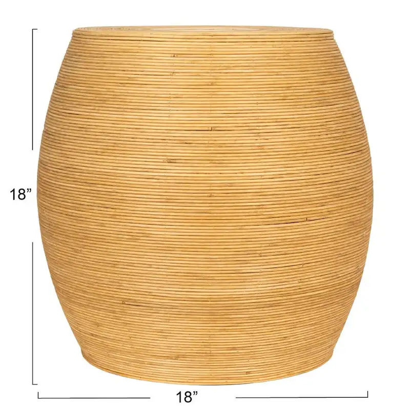 Rattan Accent Table