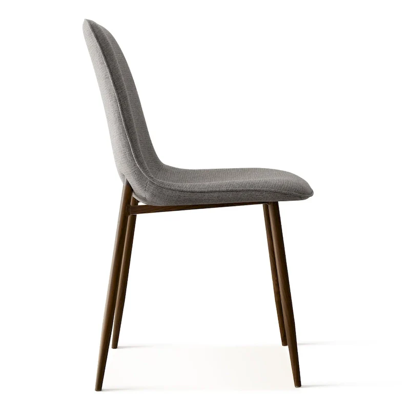 Modern Solid Back Side Dining Chair(Set of 4)