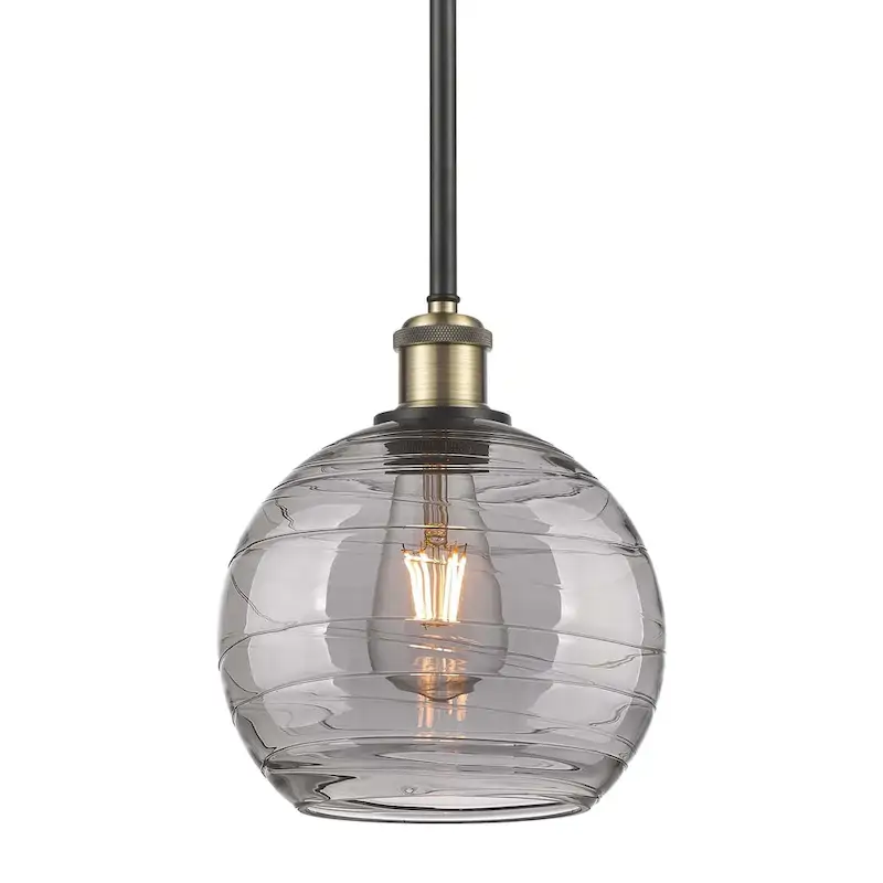 Innovations Lighting 516-1S-10-8 Athens Deco Swirl Pendant Athens Deco